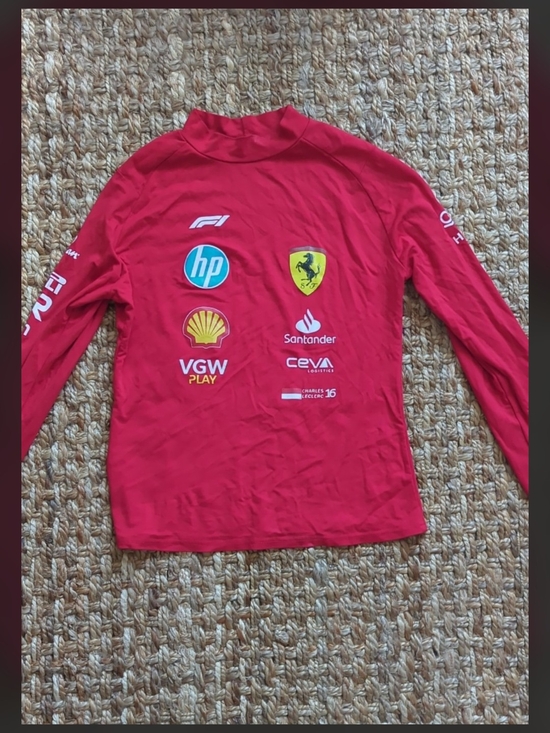 Ferrari Other - Scuderia Ferrari Charles Leclerc 16 F1  Racing Shirt - Men's L, Fits Smaller